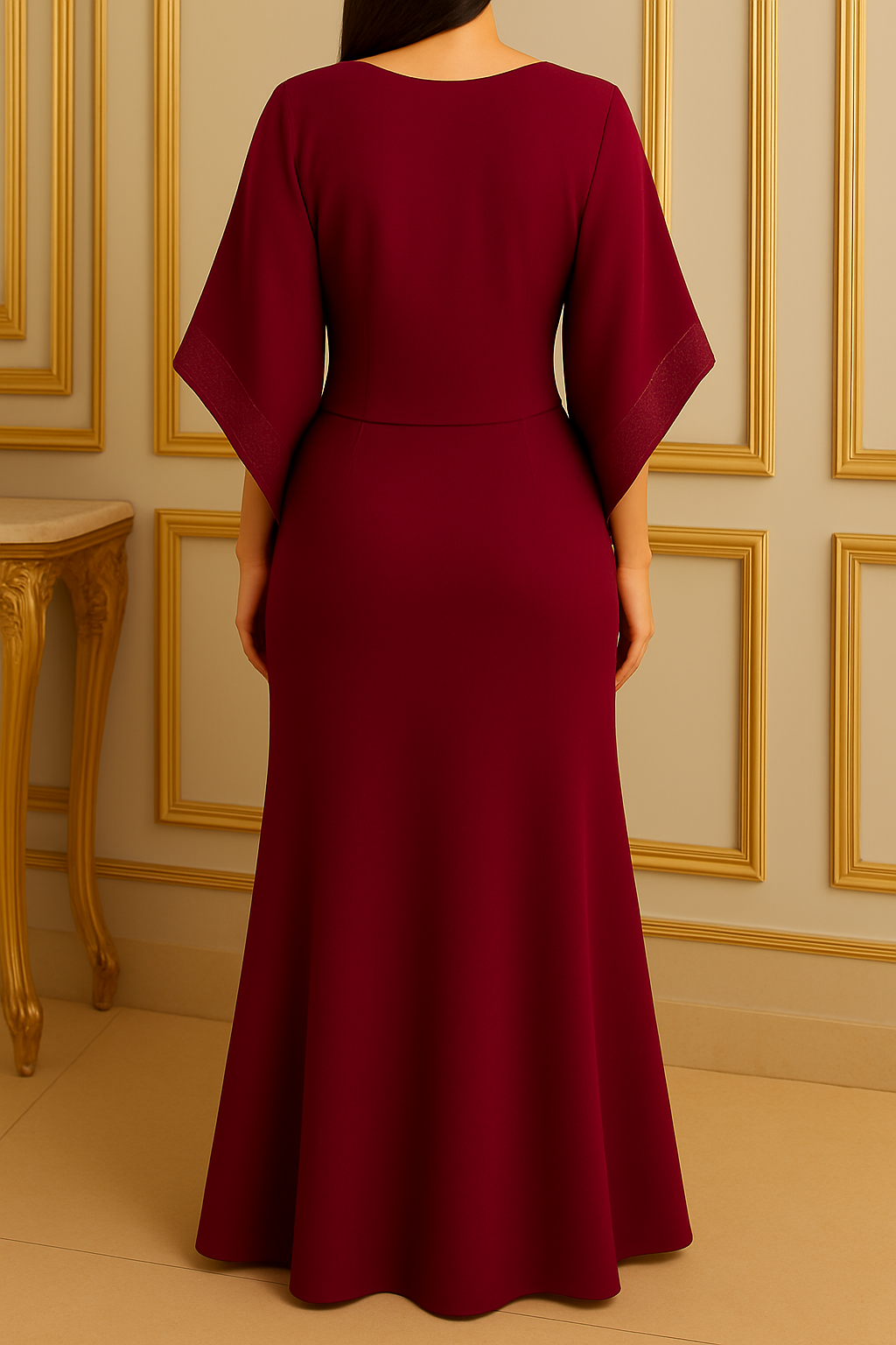 Crimson Grace Two piece Abaya